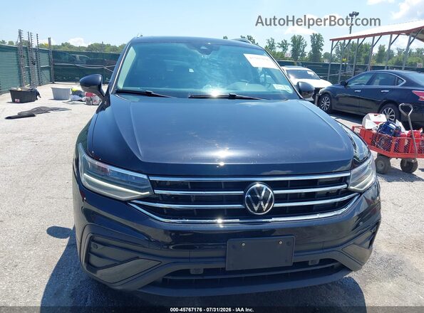 3VV2B7AX6NM149283 2022 VOLKSWAGEN TIGUAN Черный Вид задней части салона