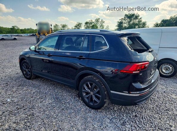 3VV2B7AX6NM153544 2022 VOLKSWAGEN TIGUAN Black Tył lewy