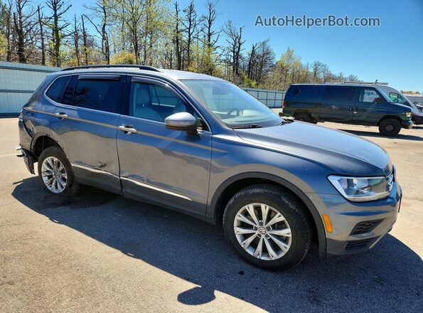 3VV2B7AX7JM162652 2018 VOLKSWAGEN TIGUAN Gray Front right