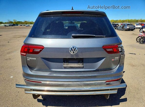 3VV2B7AX7JM162652 2018 VOLKSWAGEN TIGUAN Gray Rear view