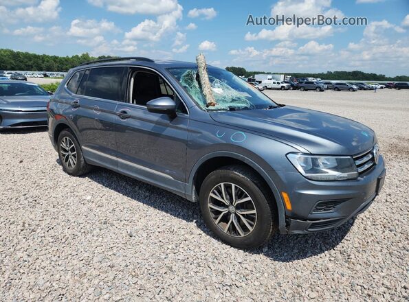 3VV2B7AX7LM131209 2020 VOLKSWAGEN TIGUAN Синий Передняя правая четверть