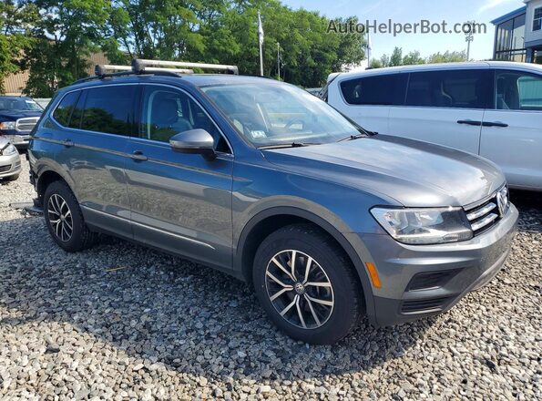 3VV2B7AX7MM074656 2021 VOLKSWAGEN TIGUAN Серый Передняя правая четверть