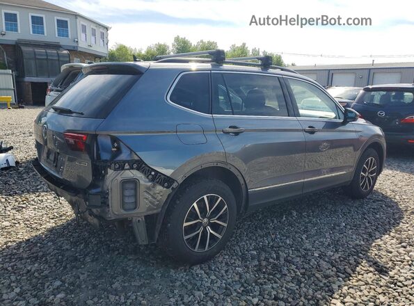 3VV2B7AX7MM074656 2021 VOLKSWAGEN TIGUAN Серый Задняя правая четверть