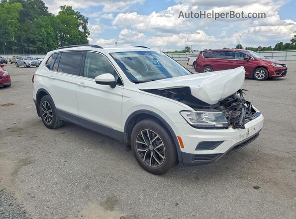 3VV2B7AX7MM141952 2021 VOLKSWAGEN TIGUAN White Передня права чверть