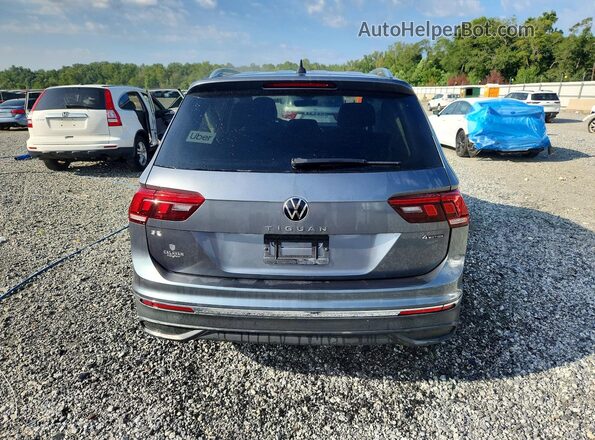 3VV2B7AX7NM121413 2022 VOLKSWAGEN TIGUAN Gray Rear view