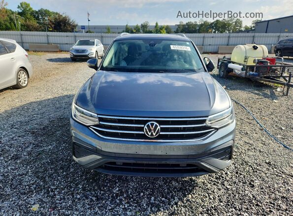3VV2B7AX7NM121413 2022 VOLKSWAGEN TIGUAN Gray Front view