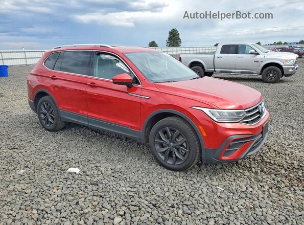 3VV2B7AX7NM164469 2022 VOLKSWAGEN TIGUAN Red Передня права чверть