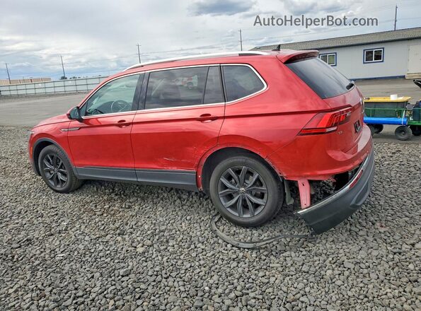 3VV2B7AX7NM164469 2022 VOLKSWAGEN TIGUAN Red Задня ліва чверть