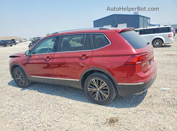 3VV2B7AX8JM042813 2018 VOLKSWAGEN TIGUAN Red Հետևի ձախ