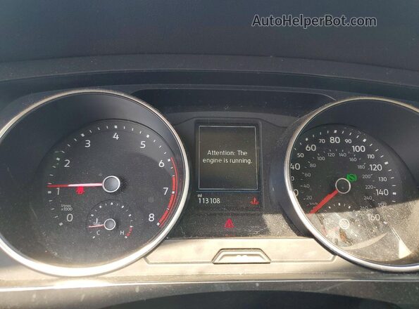 3VV2B7AX8JM042813 2018 VOLKSWAGEN TIGUAN Red Սարքավորումների վահանակի տեսք