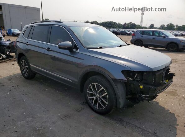 3VV2B7AX8JM216525 2018 VOLKSWAGEN TIGUAN Gray Przód prawy