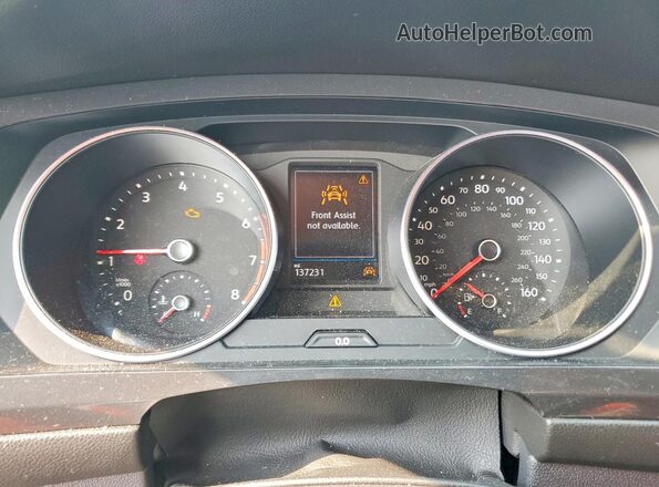 3VV2B7AX8JM216525 2018 VOLKSWAGEN TIGUAN Gray Widok zestawu wskaźników