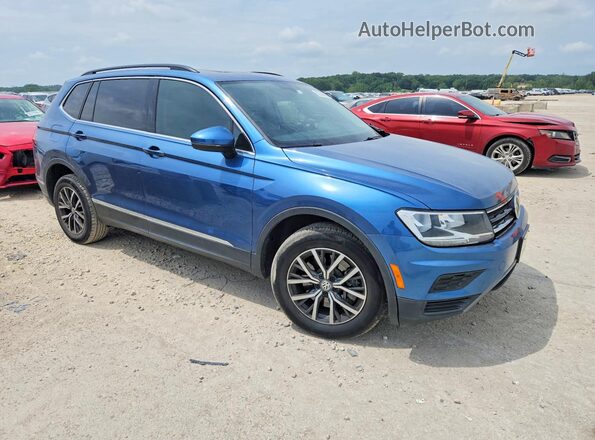 3VV2B7AX8JM218386 2018 VOLKSWAGEN TIGUAN Blue Front right