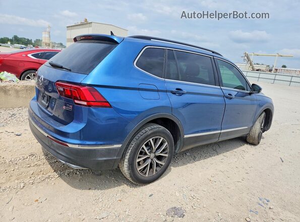3VV2B7AX8JM218386 2018 VOLKSWAGEN TIGUAN Blue Rear right