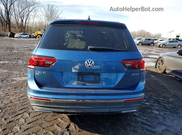 3VV2B7AX8LM070842 2020 VOLKSWAGEN TIGUAN Blue Հետևի տեսք