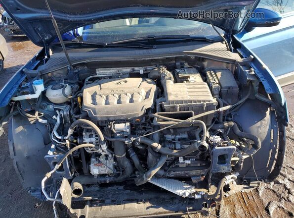 3VV2B7AX8LM070842 2020 VOLKSWAGEN TIGUAN Blue Սալոնի հետևի տեսք