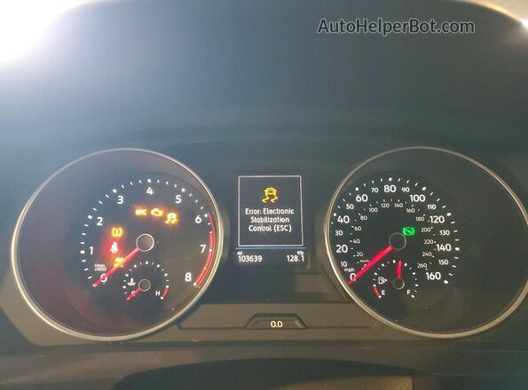 3VV2B7AX8LM173369 2020 VOLKSWAGEN TIGUAN Gray ხელსაწყოთა პანელის ხედი