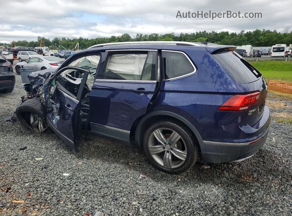 3VV2B7AX8MM013302 2021 VOLKSWAGEN TIGUAN Blue Հետևի ձախ