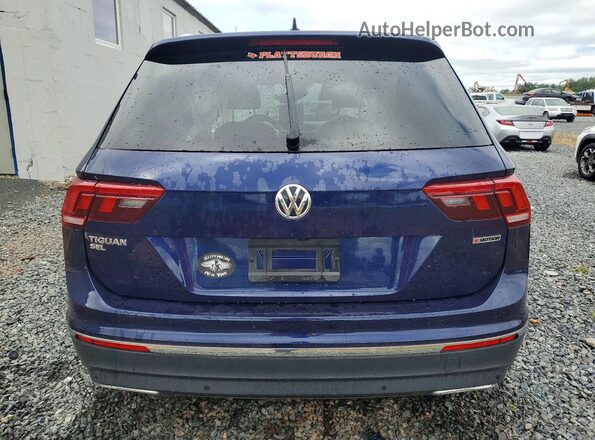 3VV2B7AX8MM013302 2021 VOLKSWAGEN TIGUAN Blue Հետևի տեսք