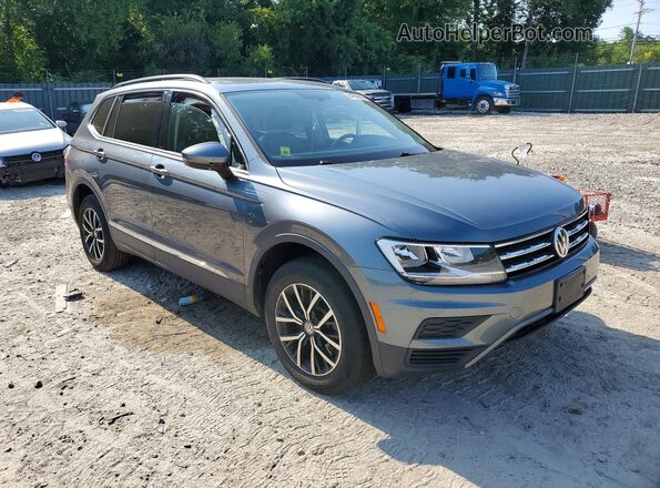 3VV2B7AX8MM135030 2021 VOLKSWAGEN TIGUAN Gray Przód prawy