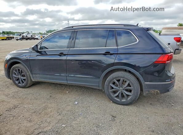 3VV2B7AX8NM127222 2022 VOLKSWAGEN TIGUAN Черный Задняя левая четверть