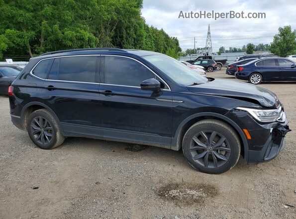 3VV2B7AX8NM127222 2022 VOLKSWAGEN TIGUAN Черный Передняя правая четверть