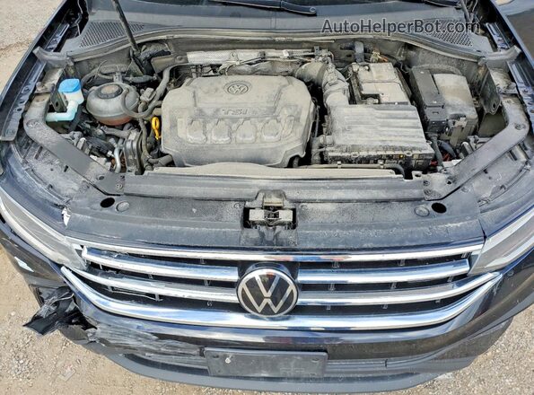 3VV2B7AX8NM127222 2022 VOLKSWAGEN TIGUAN Черный Вид подкапотного пространства