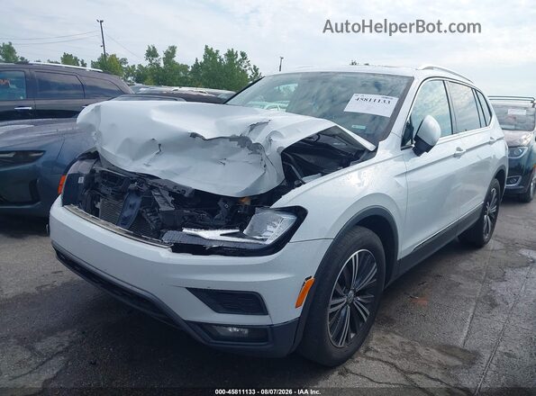 3VV2B7AX9JM073973 2018 VOLKSWAGEN TIGUAN White წინა მარცხენა ხედი სამი მეოთხედიდან