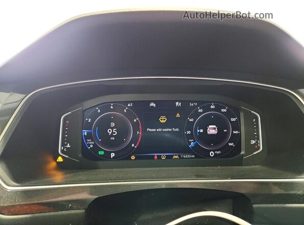 3VV2B7AX9LM058568 2020 VOLKSWAGEN TIGUAN White Սարքավորումների վահանակի տեսք
