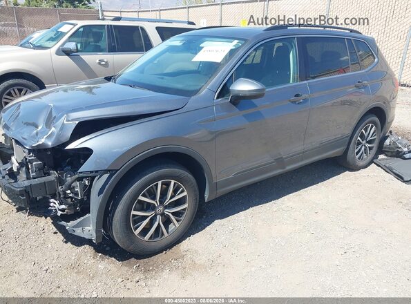 3VV2B7AXXKM024458 2019 VOLKSWAGEN TIGUAN Silver წინა მარცხენა ხედი სამი მეოთხედიდან