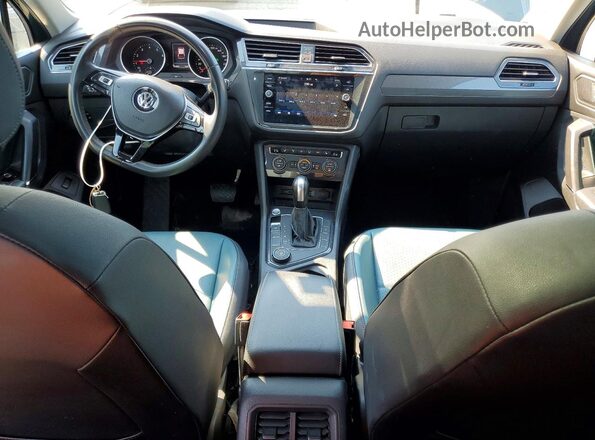3VV2B7AXXLM040449 2020 VOLKSWAGEN TIGUAN Blue Dashboard view