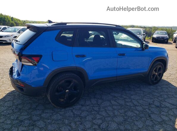 3VV2C7B24SM077107 2025 VOLKSWAGEN TAOS Синий Задняя правая четверть