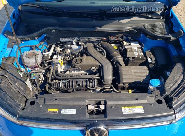 3VV2C7B24SM077107 2025 VOLKSWAGEN TAOS Синий Вид подкапотного пространства