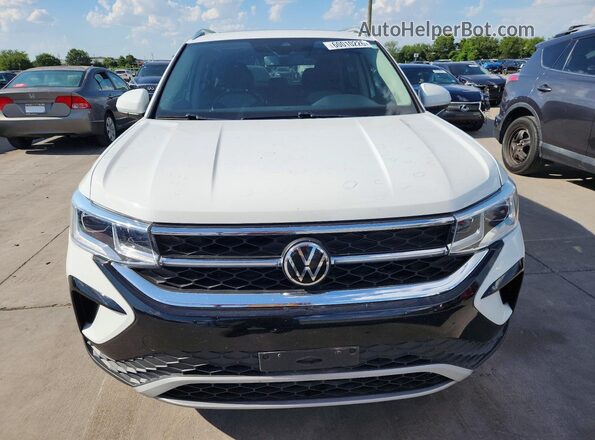 3VV2X7B24NM045900 2022 VOLKSWAGEN TAOS White Vista frontal