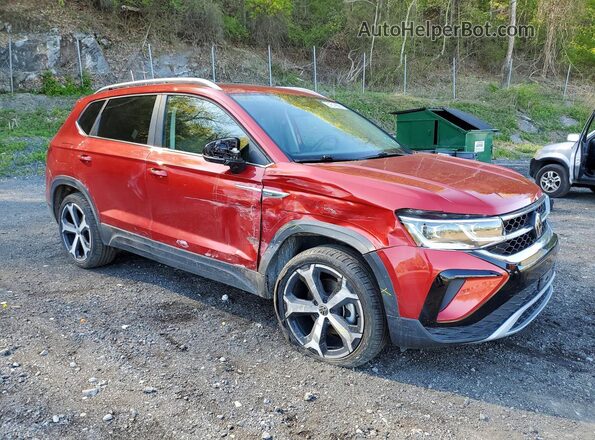 3VV2X7B29PM303640 2023 VOLKSWAGEN TAOS Red Передня права чверть