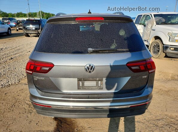3VV3B7AX0JM000852 2018 VOLKSWAGEN TIGUAN Gray უკანა ხედი
