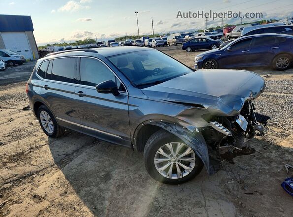3VV3B7AX0JM000852 2018 VOLKSWAGEN TIGUAN Gray წინა მარჯვენა