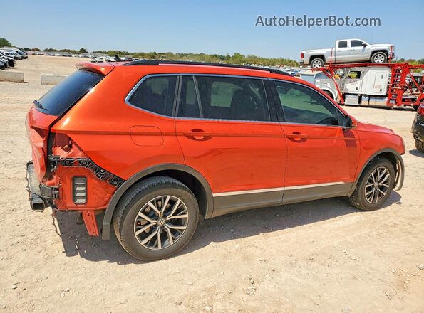 3VV3B7AX0JM191446 2018 VOLKSWAGEN TIGUAN Orange Tył prawy