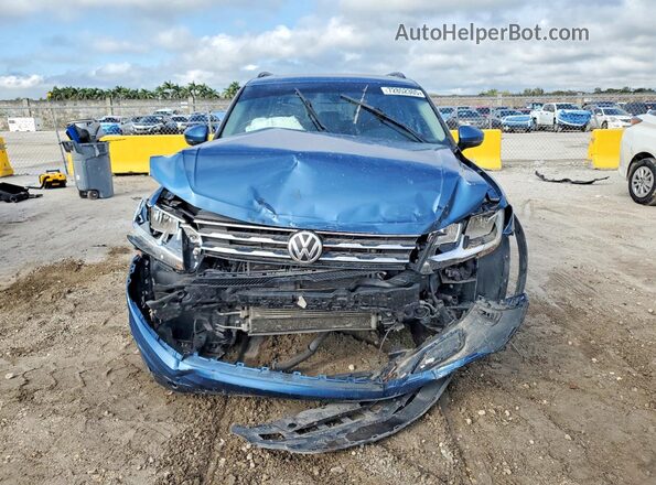 3VV3B7AX0KM152759 2019 VOLKSWAGEN TIGUAN Синий Вид спереди
