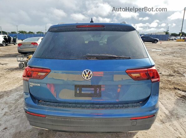 3VV3B7AX0KM152759 2019 VOLKSWAGEN TIGUAN Синий Вид сзади