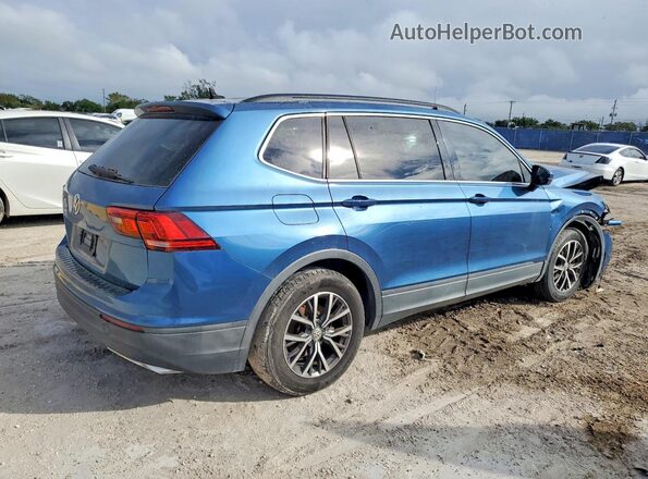3VV3B7AX0KM152759 2019 VOLKSWAGEN TIGUAN Синий Задняя правая четверть