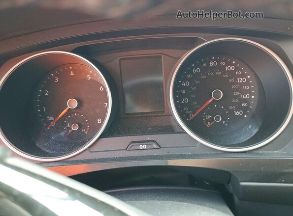 3VV3B7AX0KM152759 2019 VOLKSWAGEN TIGUAN Синий Вид щитка приборов