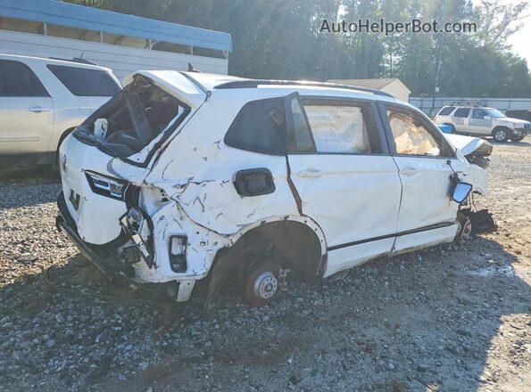 3VV3B7AX0MM159729 2021 VOLKSWAGEN TIGUAN Белый Задняя правая четверть