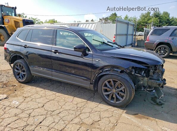 3VV3B7AX0NM052469 2022 VOLKSWAGEN TIGUAN Black Delantero derecho