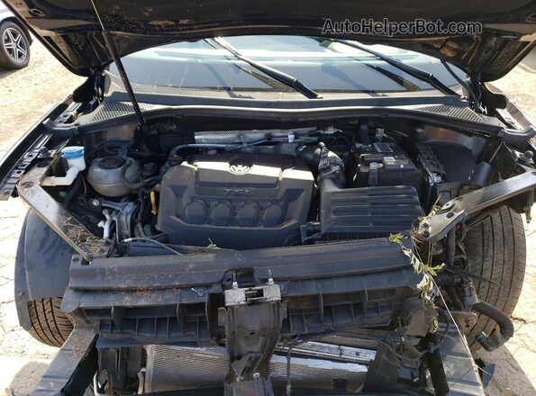 3VV3B7AX0NM052469 2022 VOLKSWAGEN TIGUAN Black Vista del compartimento del motor
