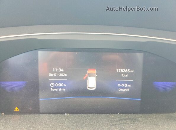 3VV3B7AX0NM066825 2022 VOLKSWAGEN TIGUAN Gray Instrument cluster view