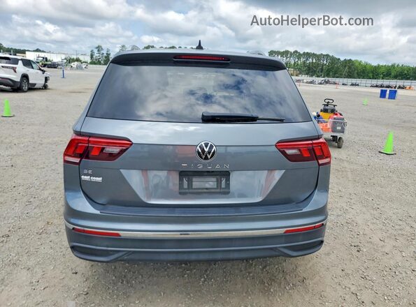 3VV3B7AX0NM066825 2022 VOLKSWAGEN TIGUAN Gray Rear view