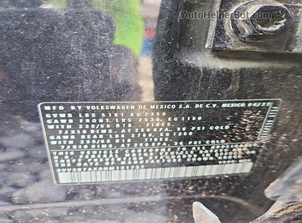 3VV3B7AX0NM131737 2022 VOLKSWAGEN TIGUAN Black Vista del compartimento del motor