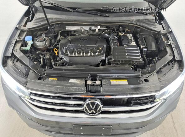 3VV3B7AX0RM024225 2024 VOLKSWAGEN TIGUAN Gray Вид підкапотного простору
