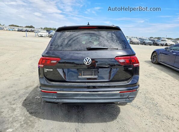 3VV3B7AX1JM027154 2018 VOLKSWAGEN TIGUAN Black Widok z tyłu